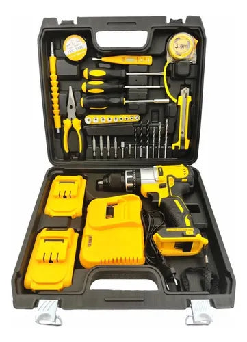 KIT DE TALADRO 2 BATERIAS